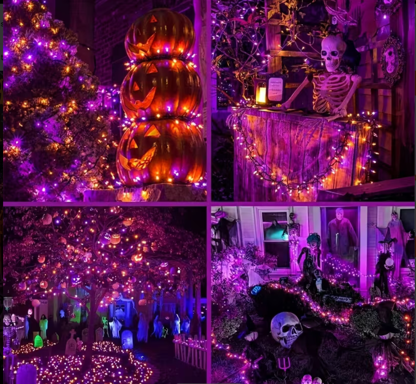 Halloween LED String Lights