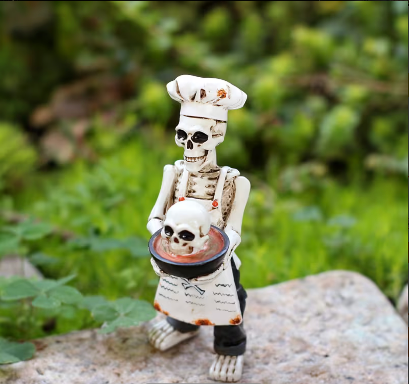 Chef Skull Ornament