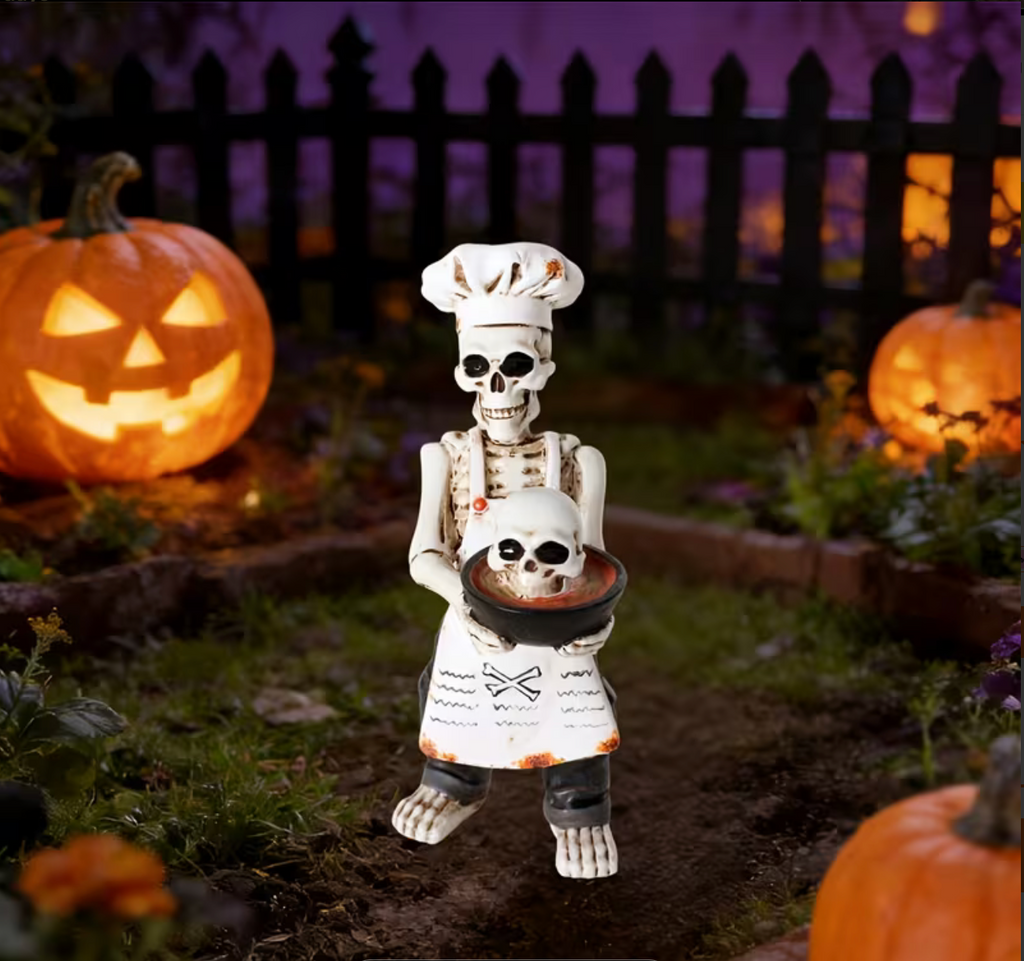 Chef Skull Ornament